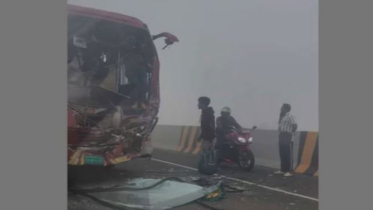 ঢাকা-মাওয়া এক্সপ্রেসওয়েতে ১০ যানবাহনের সংঘর্ষে আহত ৪