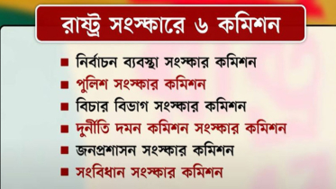 সংস্কার কমিশনগুলোর প্রস্তাব জমা দেয়ার সময় পেছাল