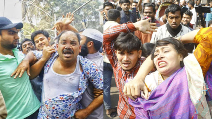 ৩২ নম্বরে ‘জয় বাংলা’ স্লোগান : নারীসহ দুইজনকে মারধর