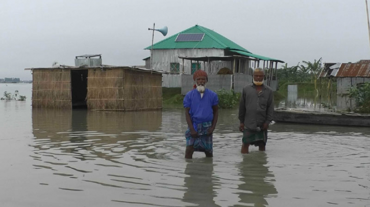 কুড়িগ্রামে বিপৎসীমায় বিভিন্ন নদীর পানি : বন্যার শঙ্কা