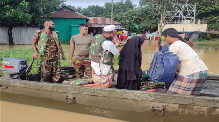 ময়মনসিংহে নতুন করে প্লাবিত আরো ৫০ গ্রাম :খাদ্য সংকট চরমে