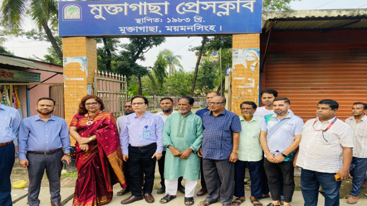 মুক্তাগাছা প্রেসক্লাব পরিদর্শনে আবেগাপ্লুত জনপ্রশাসনের সিনিয়র সচিব