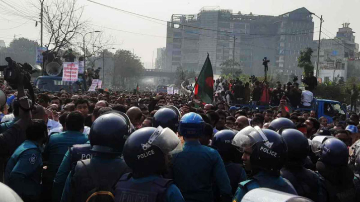 বিএনপির ৩ সংগঠনের পদযাত্রা আটকে দিল পুলিশ